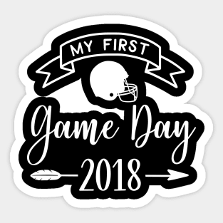 My First Game Day 2018 Sticker